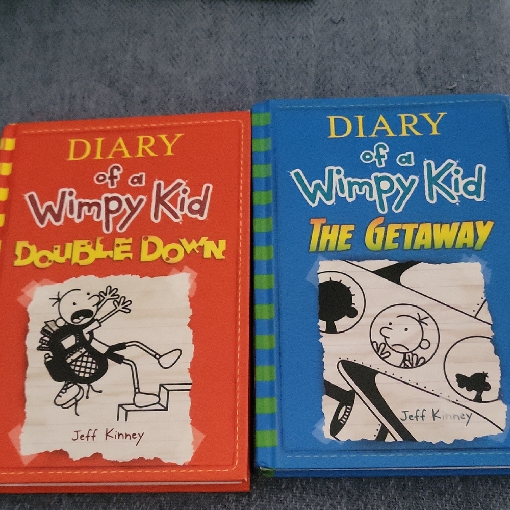 Diary of a Wimpy Kid 2 Book Set - Hard Cover